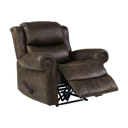 Fauteuil inclinable extra large à accoudoirs roulés Copper Grove Dilsen