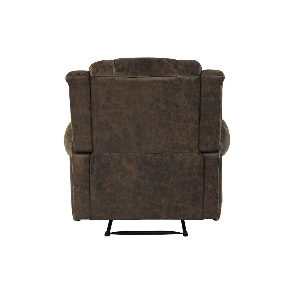 Fauteuil inclinable extra large à accoudoirs roulés Copper Grove Dilsen
