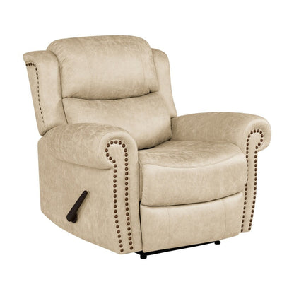 Fauteuil inclinable extra large à accoudoirs roulés Copper Grove Dilsen