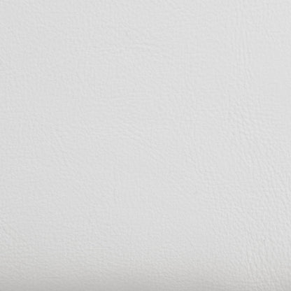 Tabouret haut carré de salon en cuir blanc pur à motif griffoirs de chat