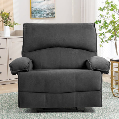 Fauteuil inclinable à dossier relevable avec coussin de massage et siège large