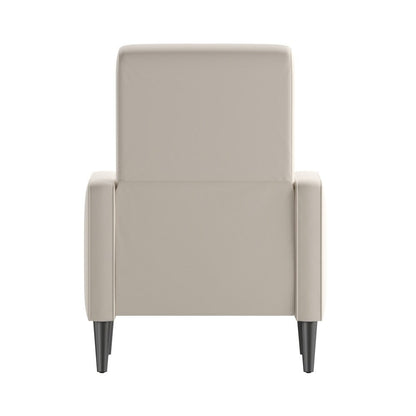 Fauteuil inclinable à dossier capitonné