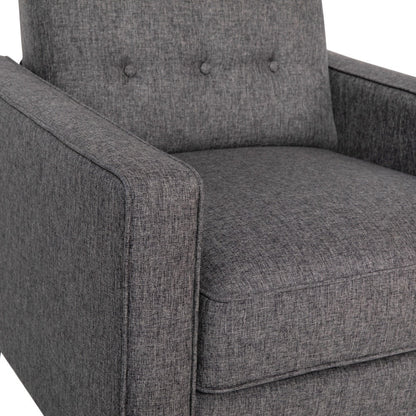 Fauteuil inclinable à dossier capitonné