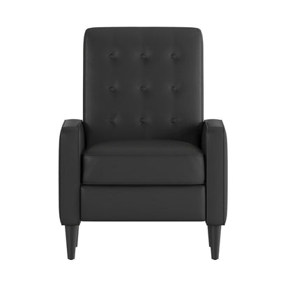 Fauteuil inclinable à dossier capitonné