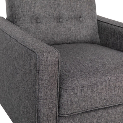 Fauteuil inclinable à dossier capitonné
