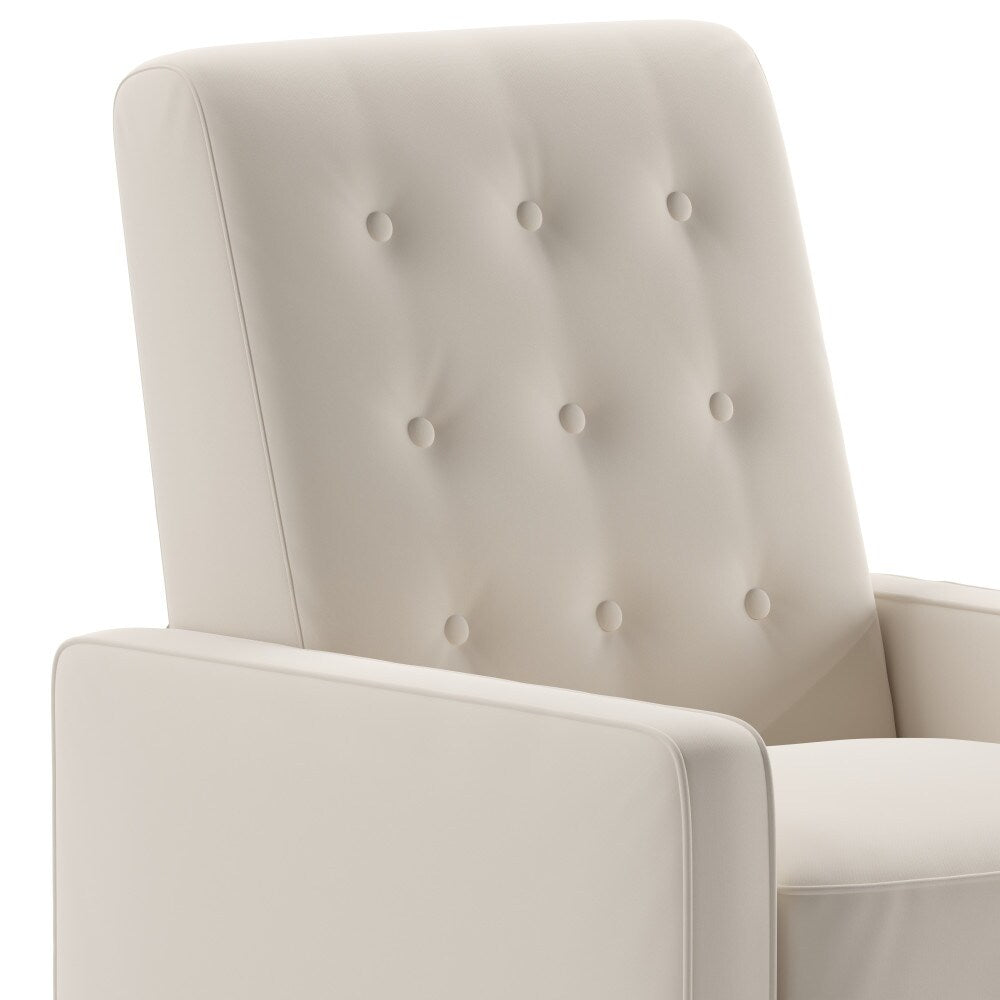 Fauteuil inclinable à dossier capitonné