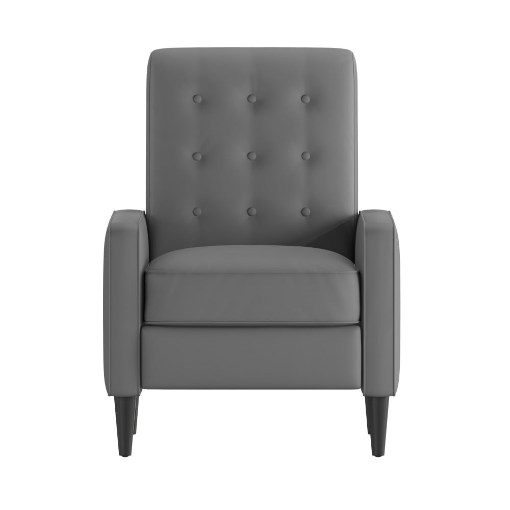 Fauteuil inclinable à dossier capitonné