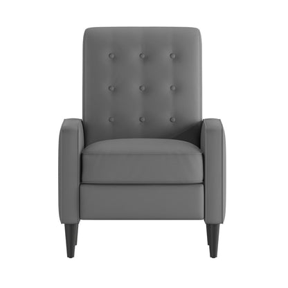 Fauteuil inclinable à dossier capitonné