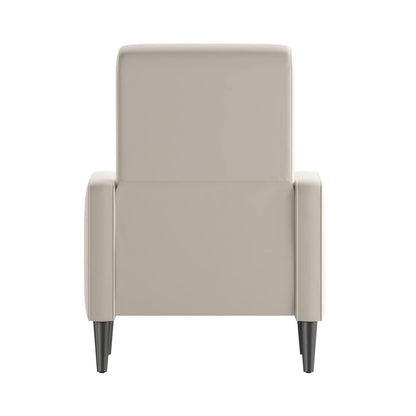 Fauteuil inclinable à dossier capitonné