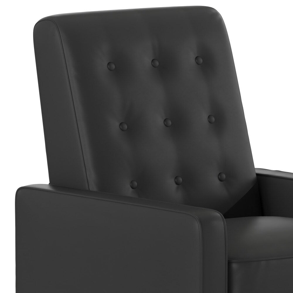 Fauteuil inclinable à dossier capitonné