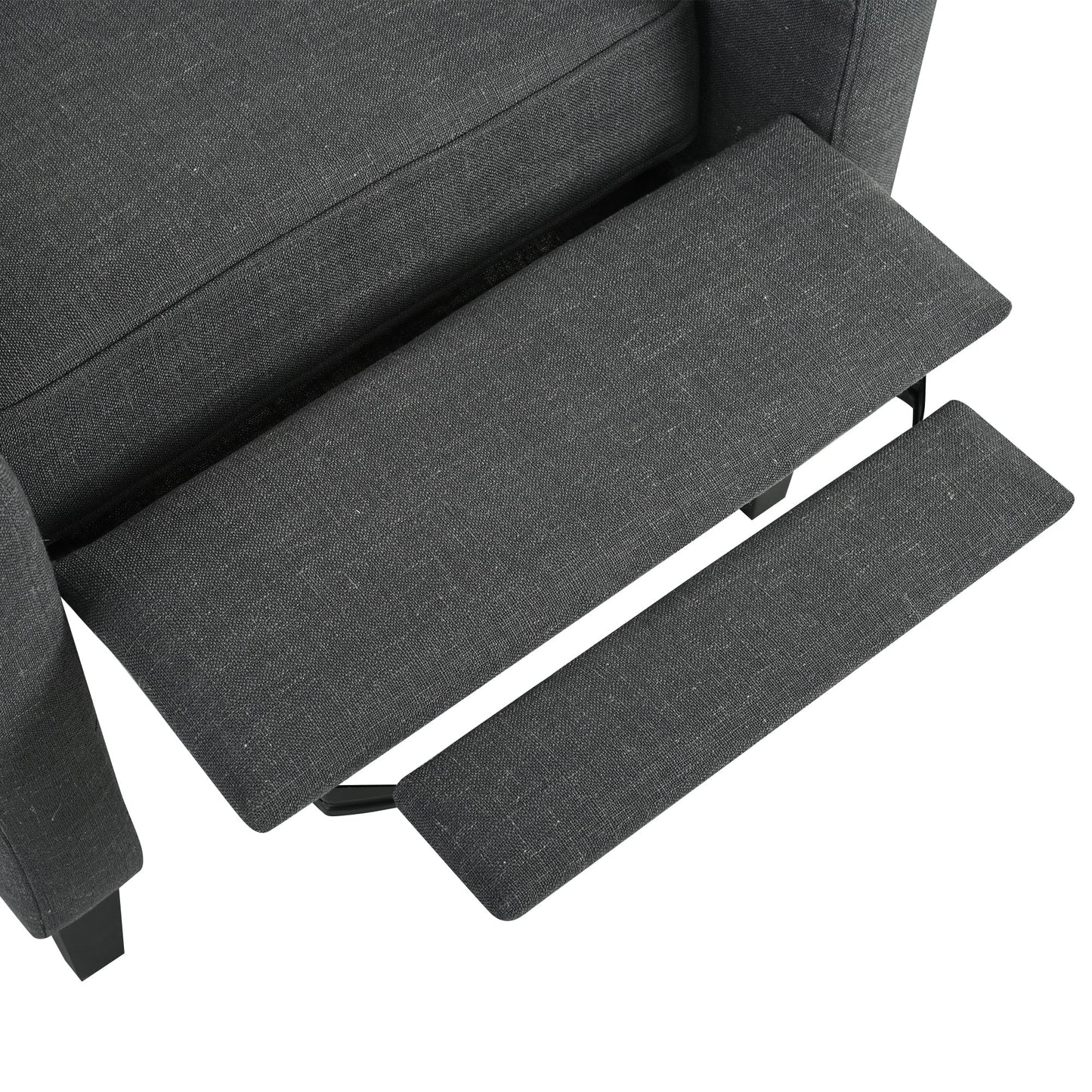 Fauteuil inclinable avec table d'appoint pliable et ports USB