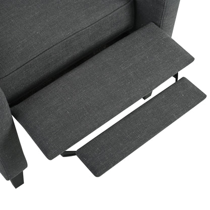 Fauteuil inclinable avec table d'appoint pliable et ports USB