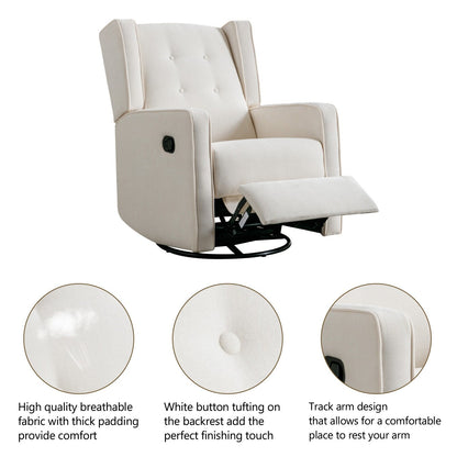 Fauteuil inclinable pivotant à bascule de course, siège simple, ensemble de deux