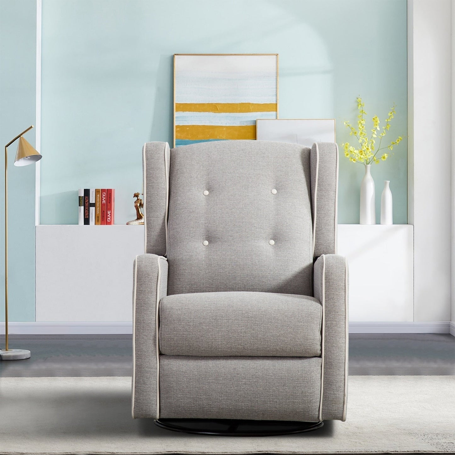 Fauteuil inclinable pivotant à bascule de course, siège simple, ensemble de deux