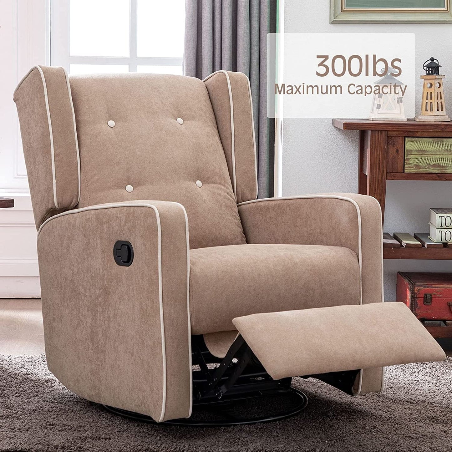 Fauteuil inclinable pivotant à bascule de course, siège simple, ensemble de deux