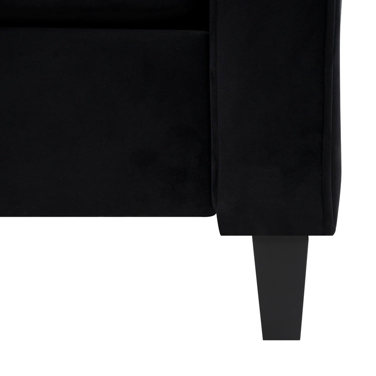 Canapé capitonné Raelynn, canapé moderne et abordable – Canapé en microfibre pour petits espaces, salon, chambre