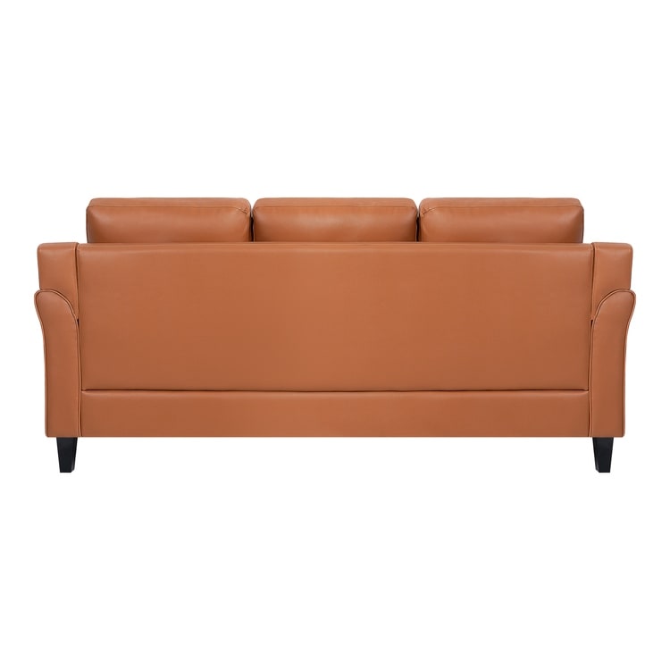 Canapé capitonné Raelynn, canapé moderne et abordable – Canapé en microfibre pour petits espaces, salon, chambre