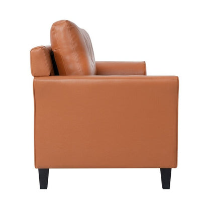 Canapé capitonné Raelynn, canapé moderne et abordable – Canapé en microfibre pour petits espaces, salon, chambre