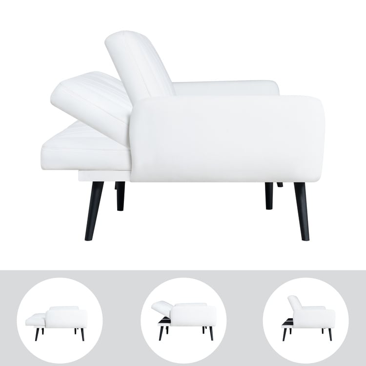 Canapé-lit futon moderne, canapé-lit futon convertible, canapé-lit en lin à dossier divisé pour salon