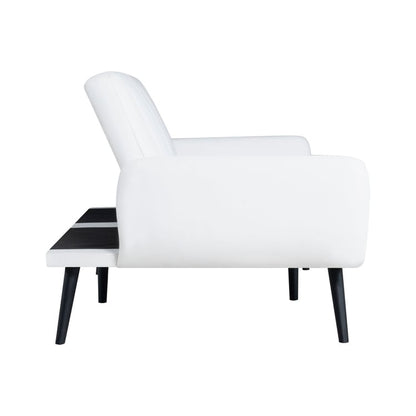 Canapé-lit futon moderne, canapé-lit futon convertible, canapé-lit en lin à dossier divisé pour salon