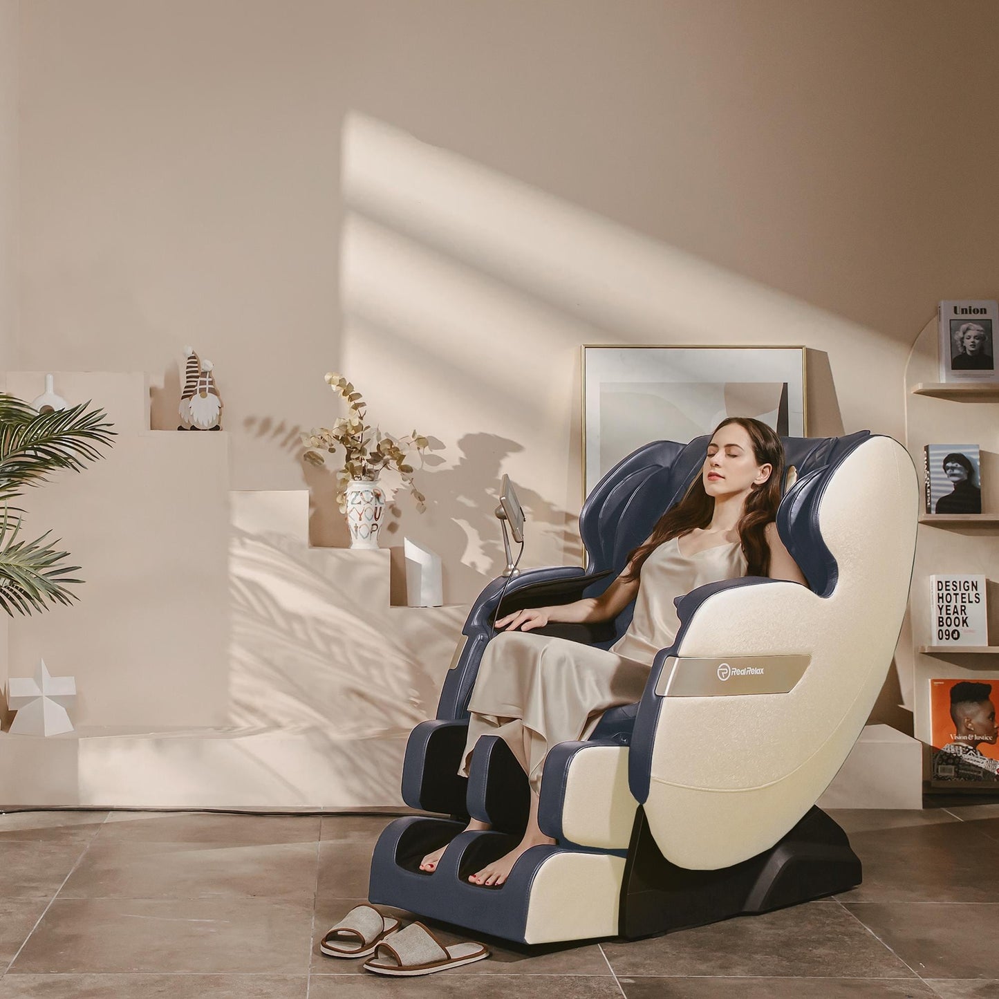 Fauteuil de massage chauffant Ukuowu Favor-03 Plus ADV avec écran LCD, double cœur S Track, contrôle par application, Shiatsu zéro gravité