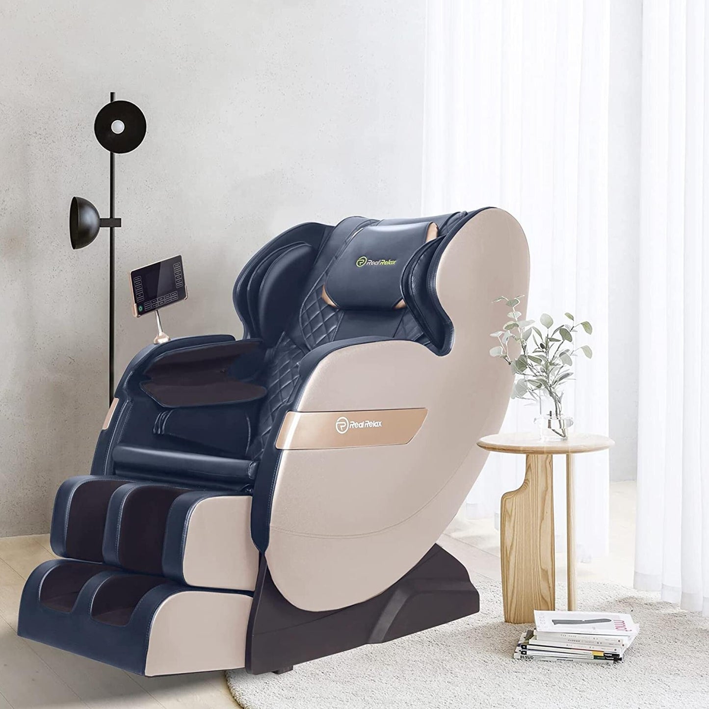 Fauteuil de massage chauffant Ukuowu Favor-03 Plus ADV avec écran LCD, double cœur S Track, contrôle par application, Shiatsu zéro gravité