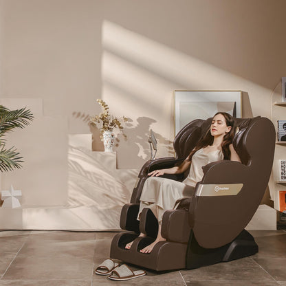 Fauteuil de massage chauffant Ukuowu Favor-03 Plus ADV avec écran LCD, double cœur S Track, contrôle par application, Shiatsu zéro gravité