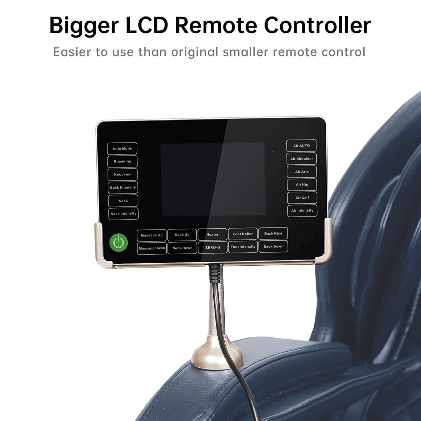 Fauteuil de massage chauffant Ukuowu Favor-03 Plus ADV avec écran LCD, double cœur S Track, contrôle par application, Shiatsu zéro gravité