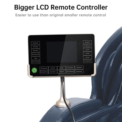 Fauteuil de massage chauffant Ukuowu Favor-03 Plus ADV avec écran LCD, double cœur S Track, contrôle par application, Shiatsu zéro gravité