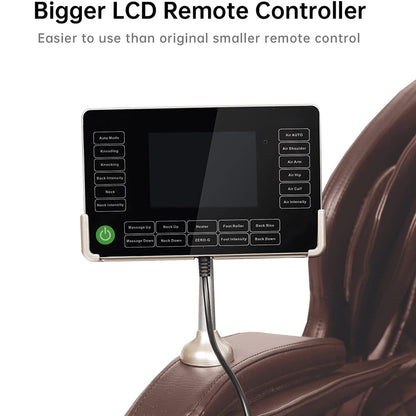 Fauteuil de massage chauffant Ukuowu Favor-03 Plus ADV avec écran LCD, double cœur S Track, contrôle par application, Shiatsu zéro gravité