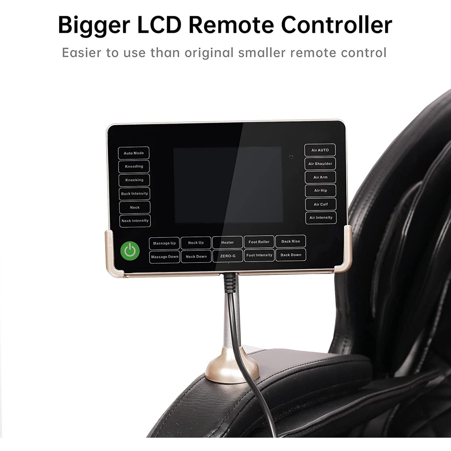 Fauteuil de massage chauffant Ukuowu Favor-03 Plus ADV avec écran LCD, double cœur S Track, contrôle par application, Shiatsu zéro gravité