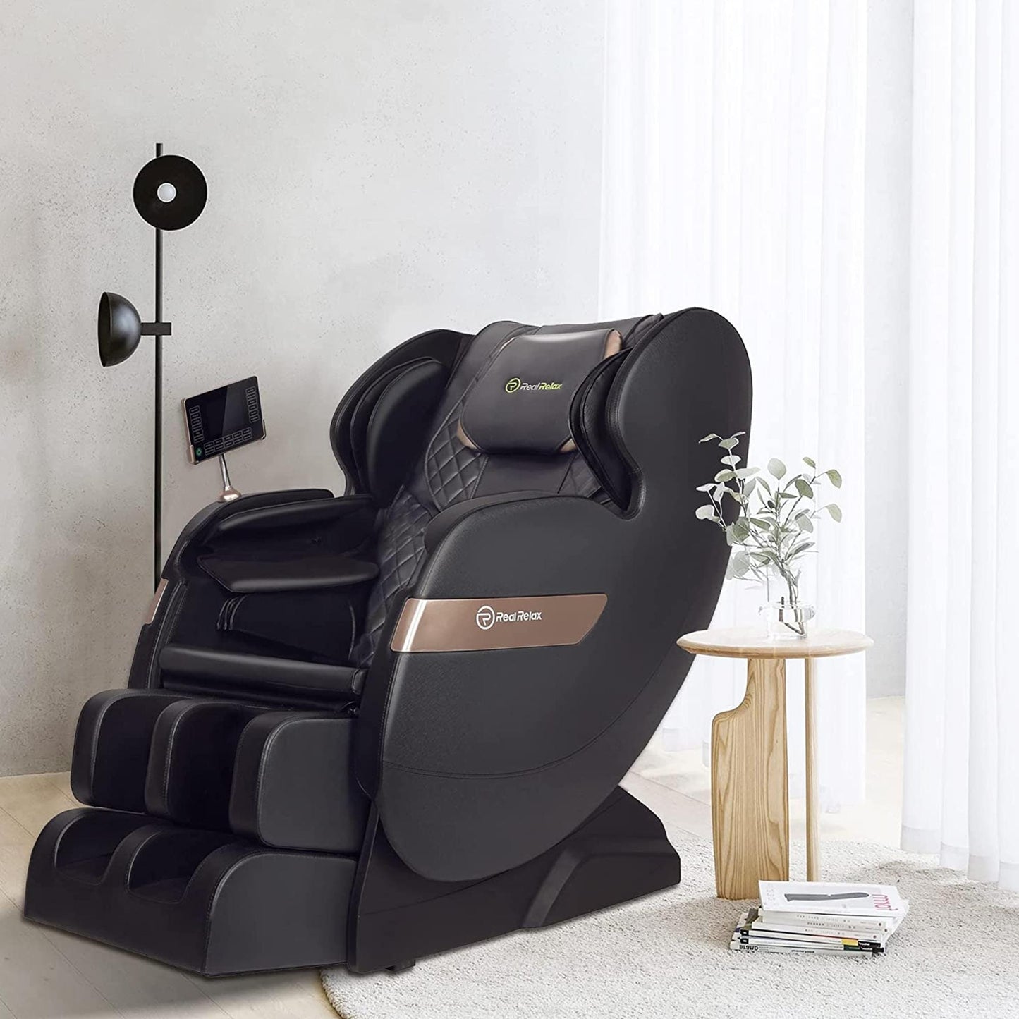 Fauteuil de massage chauffant Ukuowu Favor-03 Plus ADV avec écran LCD, double cœur S Track, contrôle par application, Shiatsu zéro gravité
