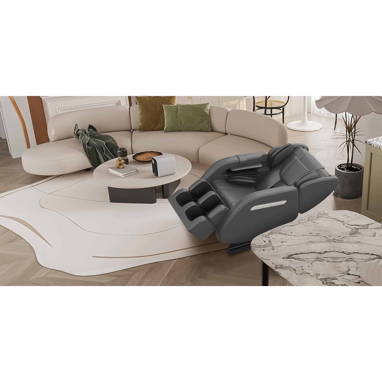 Fauteuil de massage chauffant pour tout le corps Ukuowu Favor-MM350 avec mode zéro gravité et lecteur de musique Bluetooth