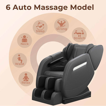Fauteuil de massage chauffant pour tout le corps Ukuowu Favor-MM350 avec mode zéro gravité et lecteur de musique Bluetooth