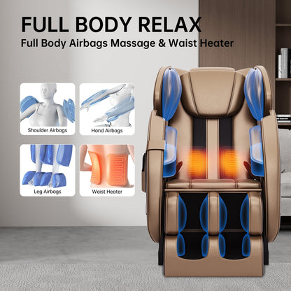 Fauteuil de massage chauffant pour tout le corps Ukuowu Favor-MM350 avec mode zéro gravité et lecteur de musique Bluetooth