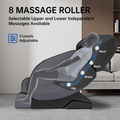 Fauteuil de massage chauffant pour tout le corps Ukuowu Favor-MM350 avec mode zéro gravité et lecteur de musique Bluetooth