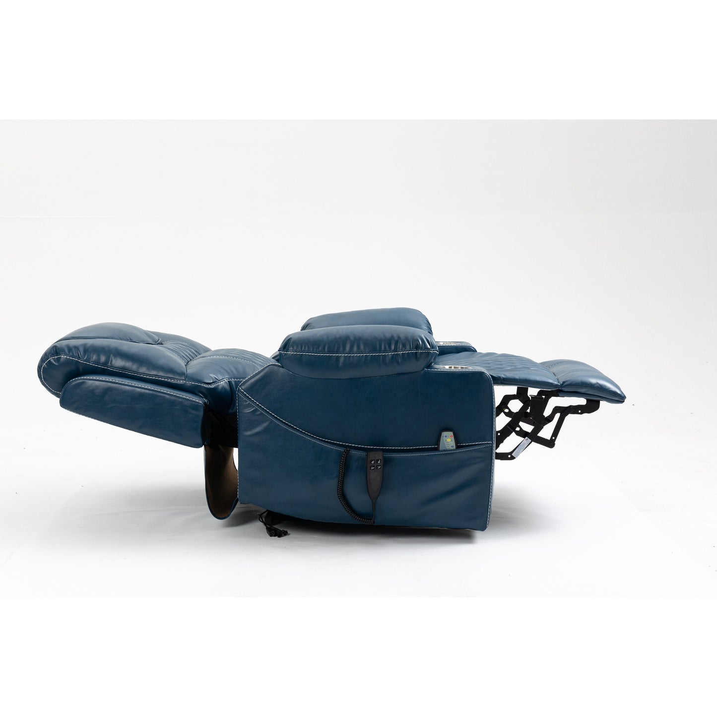 Fauteuil inclinable - Capacité de 181 kg, double moteur OKIN, massage/chauffage - Inclinaison à 180°, position zéro gravité