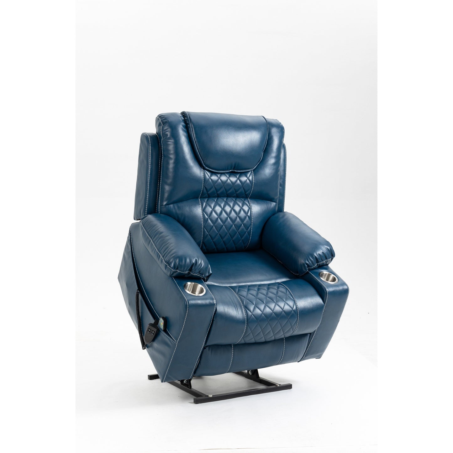 Fauteuil inclinable - Capacité de 181 kg, double moteur OKIN, massage/chauffage - Inclinaison à 180°, position zéro gravité