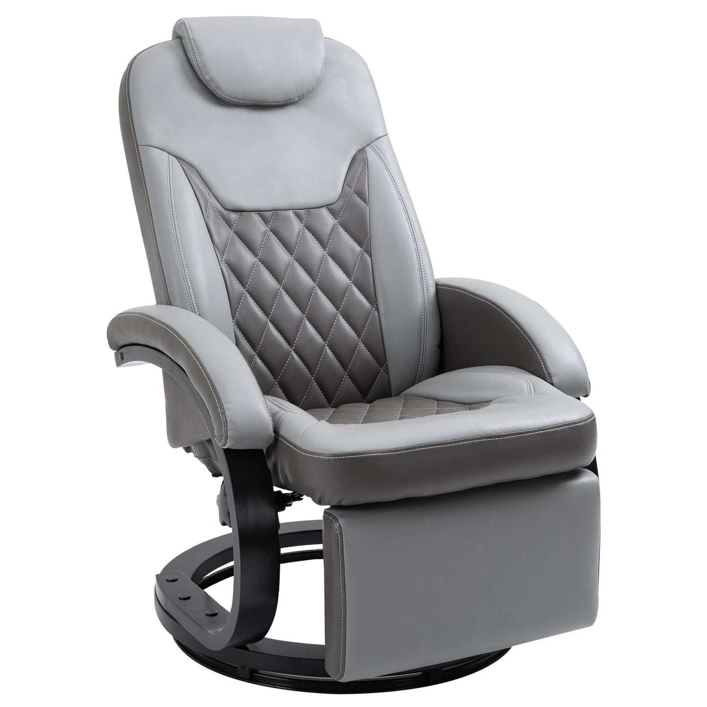 Fauteuil inclinable avec repose-pieds et appui-tête