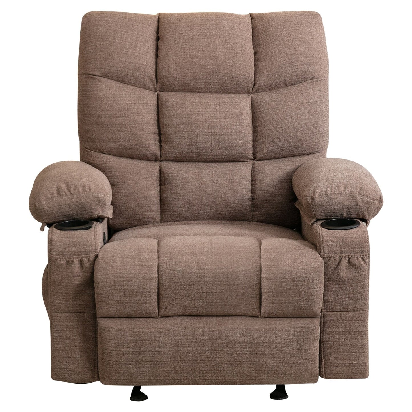 Fauteuil inclinable massant et chauffant avec USB
