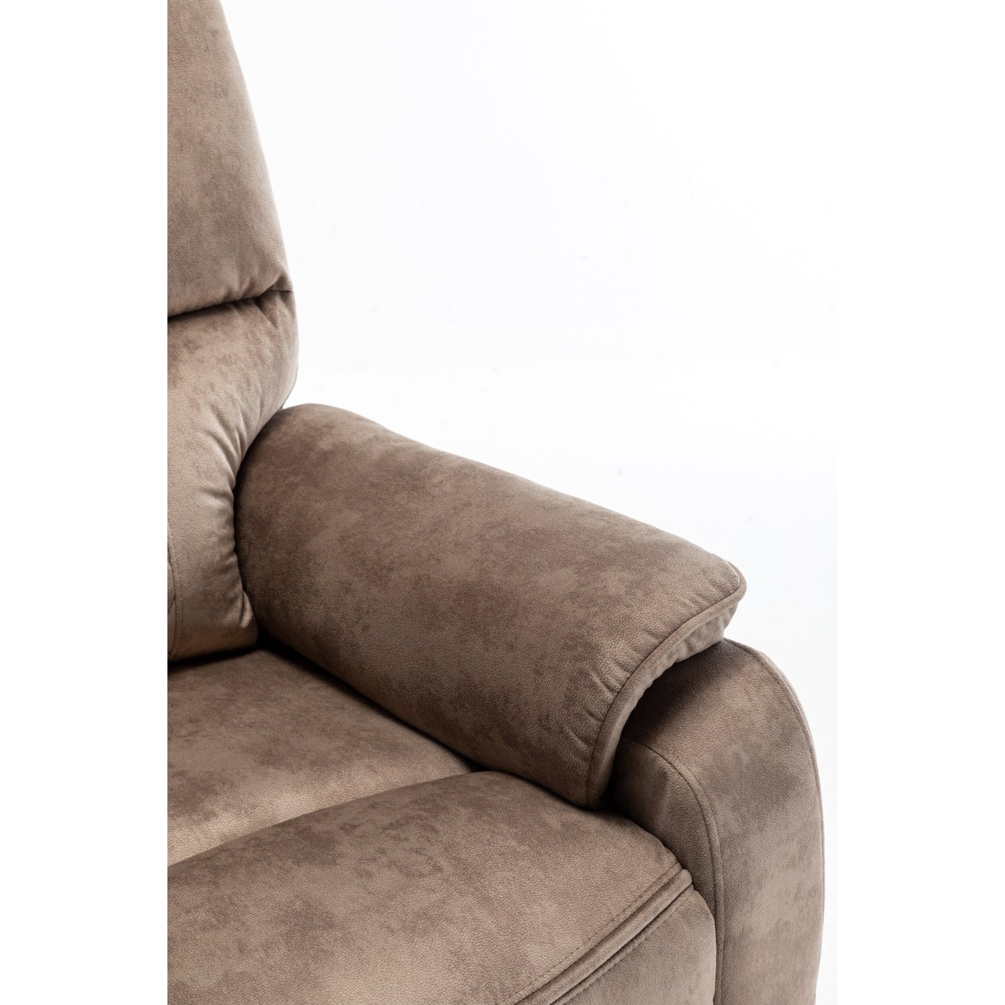 Fauteuil inclinable avec moteur silencieux OKIN - Inclinaison à 180°, télécommande, dossier/repose-pieds séparé