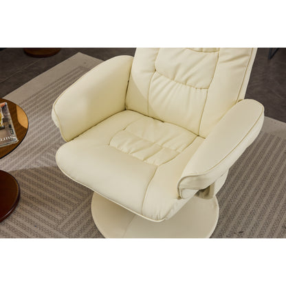 Fauteuil inclinable avec pouf