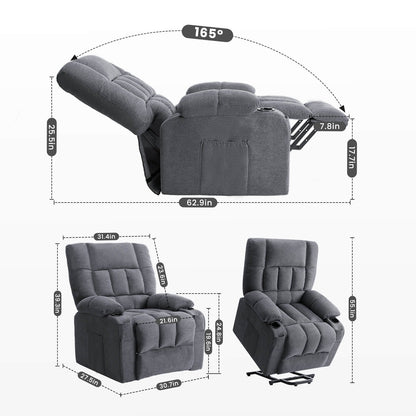 Fauteuil inclinable, fauteuil de massage inclinable et chauffant, fauteuil électrique releveur pour home cinéma, pour salon