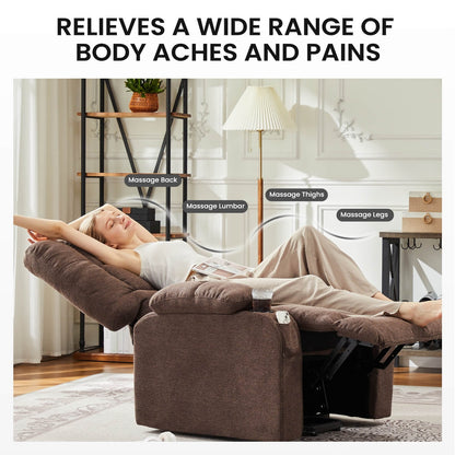 Fauteuil inclinable, fauteuil de massage inclinable et chauffant, fauteuil électrique releveur pour home cinéma, pour salon