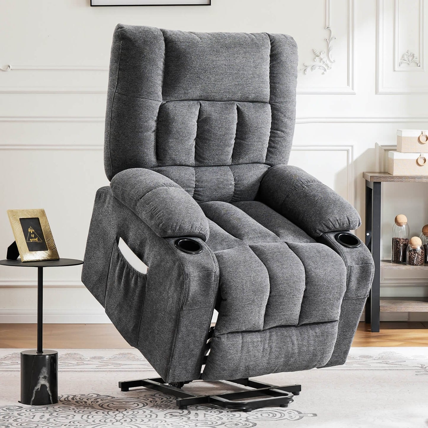 Fauteuil inclinable, fauteuil de massage inclinable et chauffant, fauteuil électrique releveur pour home cinéma, pour salon