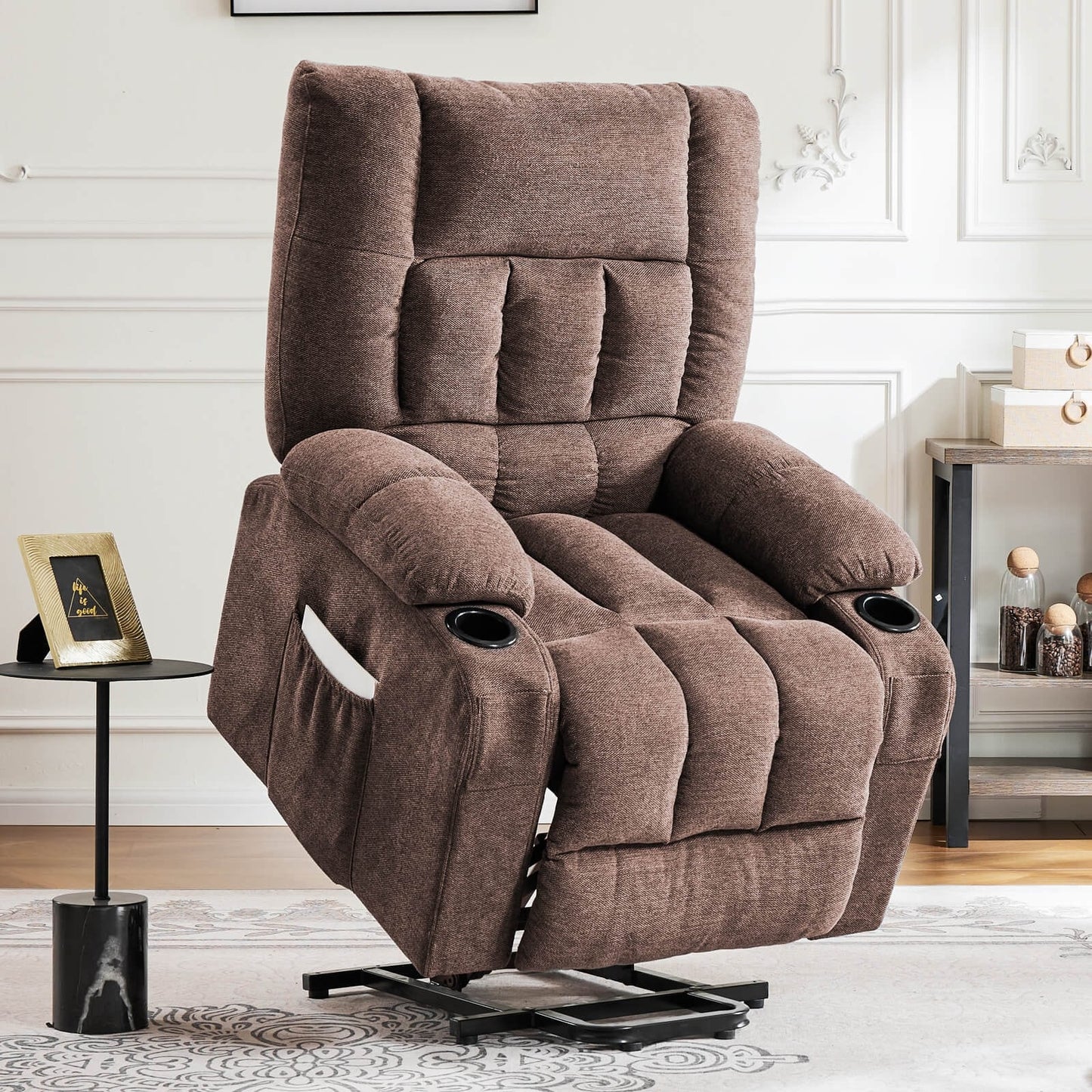 Fauteuil inclinable, fauteuil de massage inclinable et chauffant, fauteuil électrique releveur pour home cinéma, pour salon