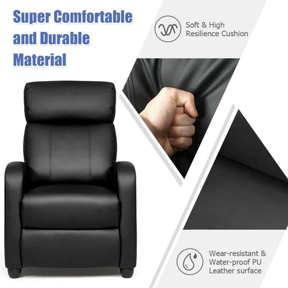 Fauteuil de massage inclinable, canapé simple ergonomique réglable avec rembourrage