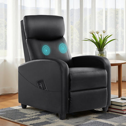 Fauteuil inclinable de massage, petit fauteuil de cinéma maison réglable pour salon et adultes