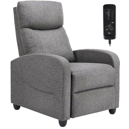 Fauteuil inclinable de massage, petit fauteuil de cinéma maison réglable pour salon et adultes