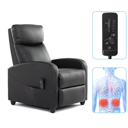 Fauteuil de massage inclinable Fauteuil inclinable à dossier relevable Fauteuil inclinable pour cinéma maison